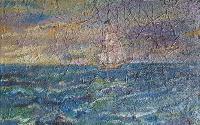 Lonely sail whitens